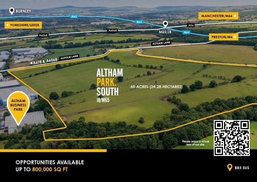 Additional image 2 of Altham Park South, J8 / M65, Hyndburn, Altham, BB5