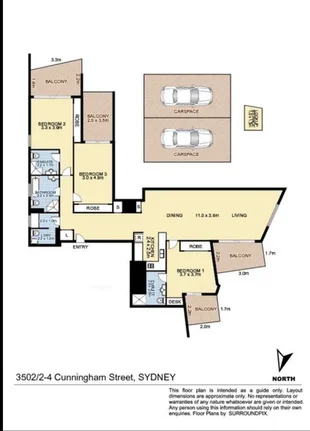 Additional image 14 of 3502/2 Cunningham Street, Sydney NSW 2000