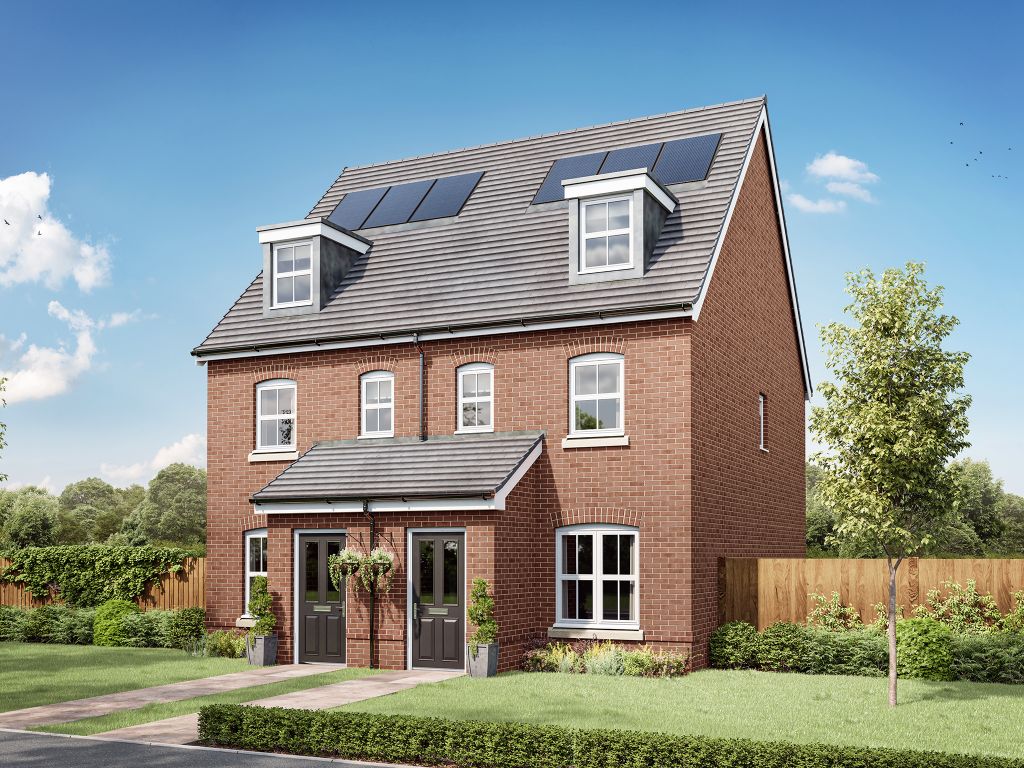 Additional image 2 of 3 bed terraced house for sale"The Saunton" at Chamberhouse Crescent, Peterborough PE7