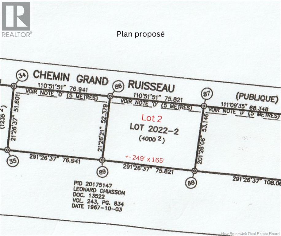 4,000 mc Chemin Grand Ruisseau