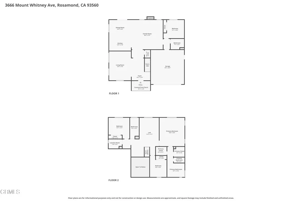 3666 Mount Whitney Avenue, Rosamond, CA 93560