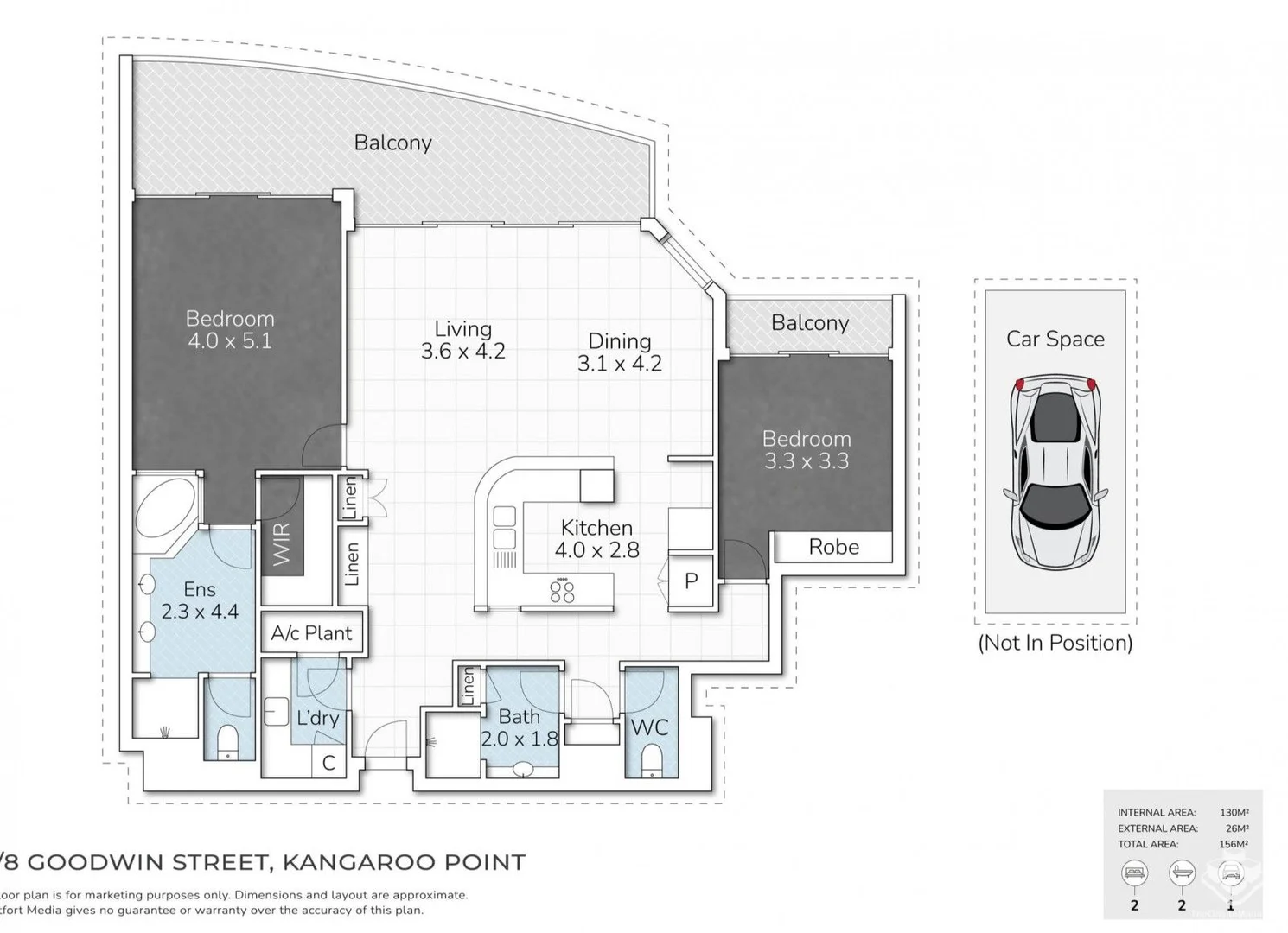 Additional image 6 of ID:21172942/8 Goodwin Street, Kangaroo Point QLD 4169