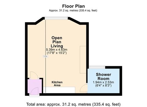 Clarendon Terrace, Brighton BN2, Studio to rent