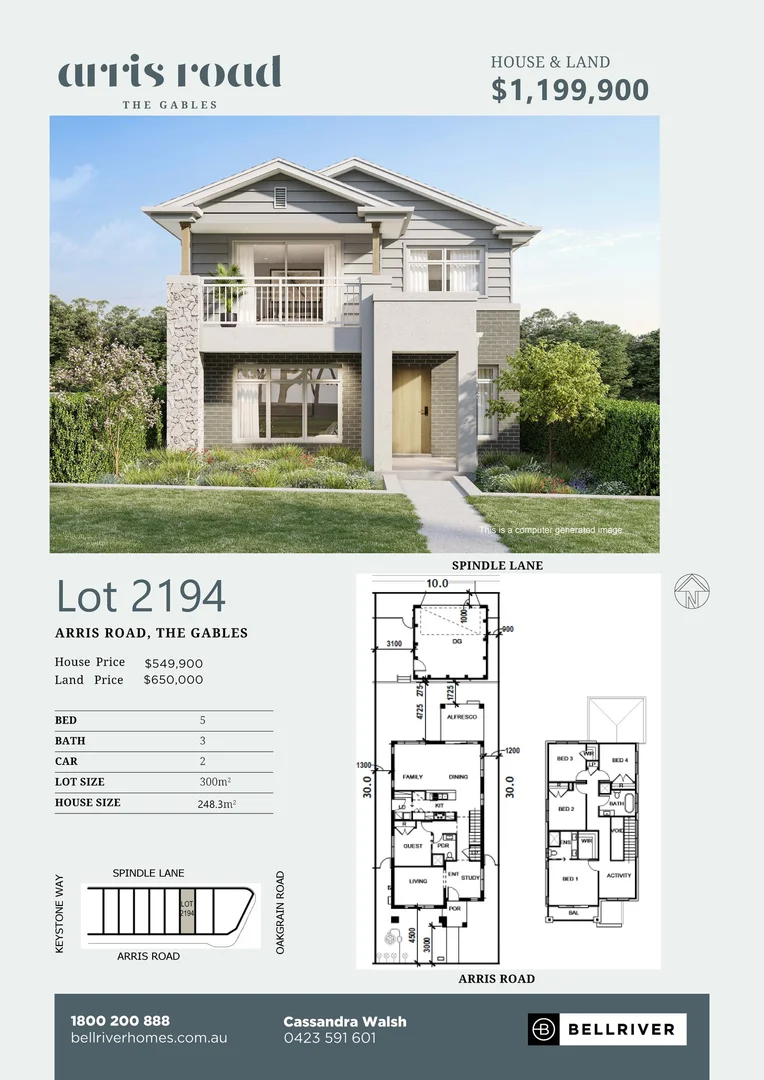 Additional image 15 of Lot 2194 Arris Road, The Gables Estate, Gables NSW 2765
