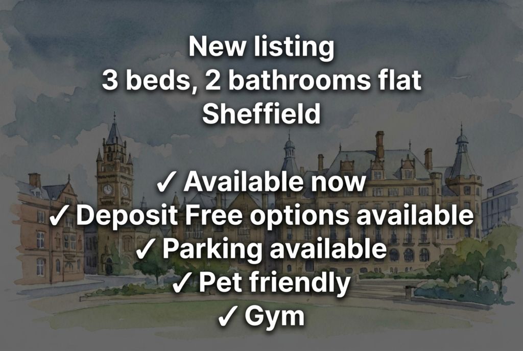 3 bed flat to rentThomas Street, Sheffield S3