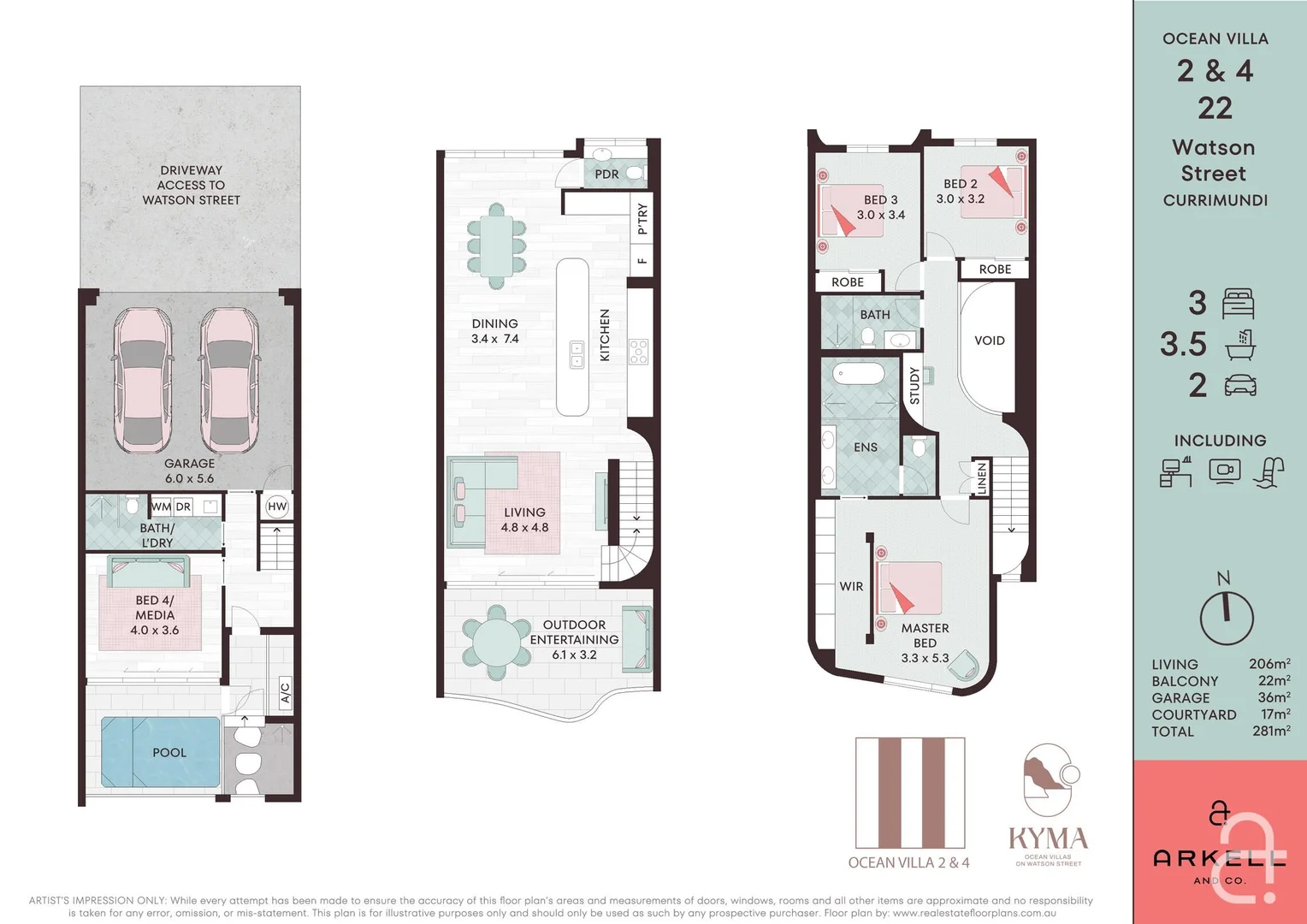 Additional image 33 of Villas 1-5 'Kyma'/22 Watson Street, Currimundi QLD 4551
