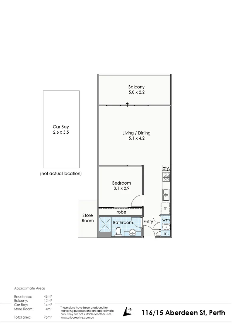 Additional image 18 of 116/15 Aberdeen Street, Perth WA 6000