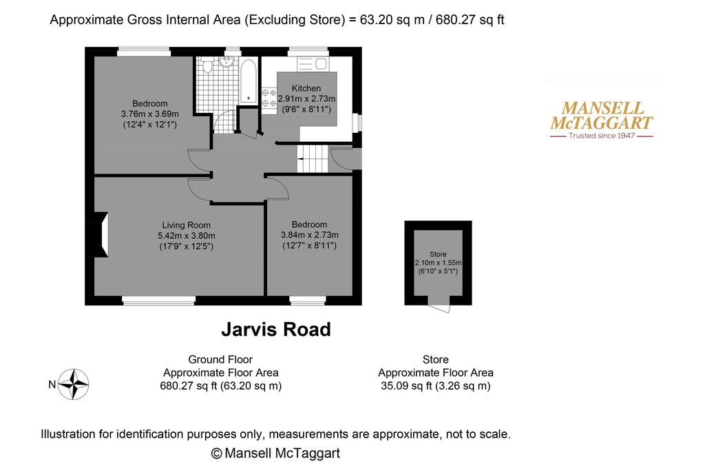 Additional image 24 of 2 bed flat for saleJarvis Road, Arundel BN18