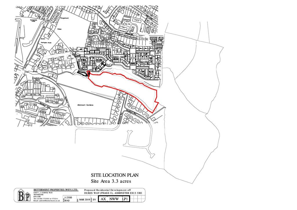 Land for saleDukes Way, Axminster EX13 photo 2
