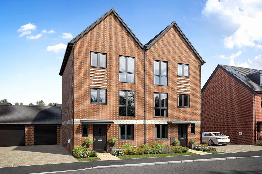 3 bed semi-detached house for sale"The Finchbury - Plot 9" at Arborfield Heights, Nine Mile Ride Extension, Arborfield Green RG2