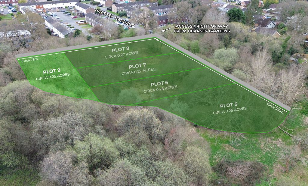 Land for saleHearsey Gardens, Blackwater, Camberley GU17