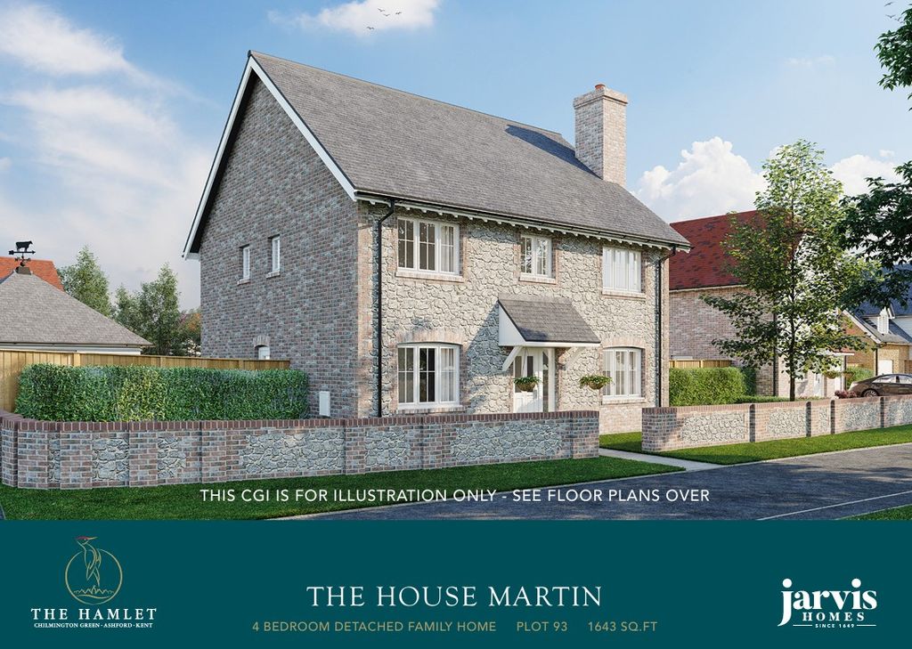 4 bed detached house for saleThe Hamlet, Chilmington Green, Ashford TN23