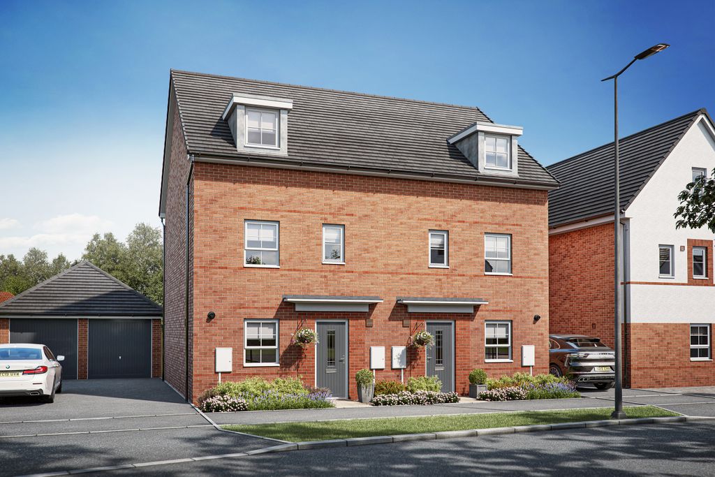 4 bed semi-detached house for sale"Woodcote" at Hawking Close, Aylesford ME20