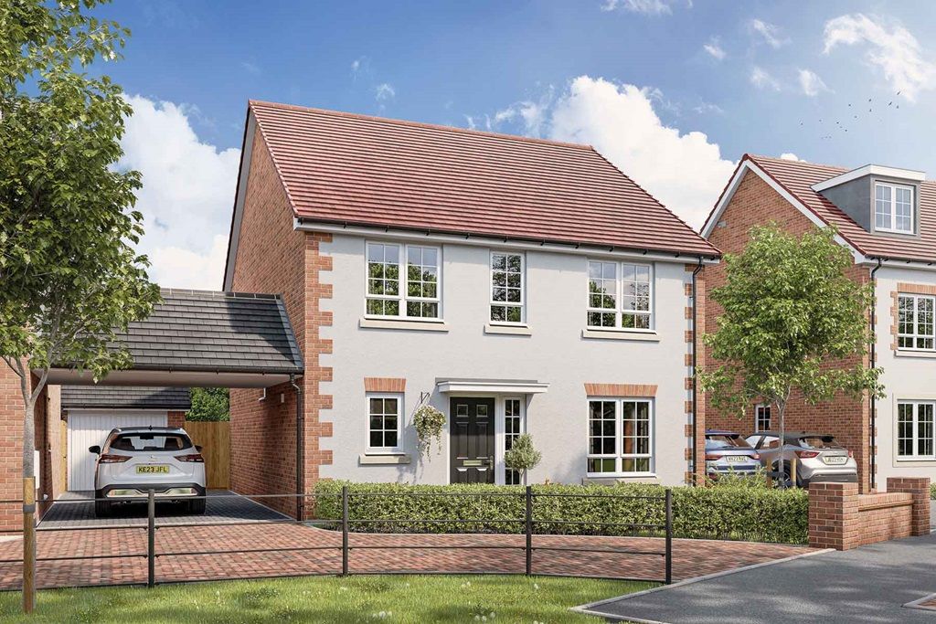 4 bed detached house for sale"The Henford - Plot 10" at Alresford Down, Sun Lane, New Alresford, Winchester SO24
