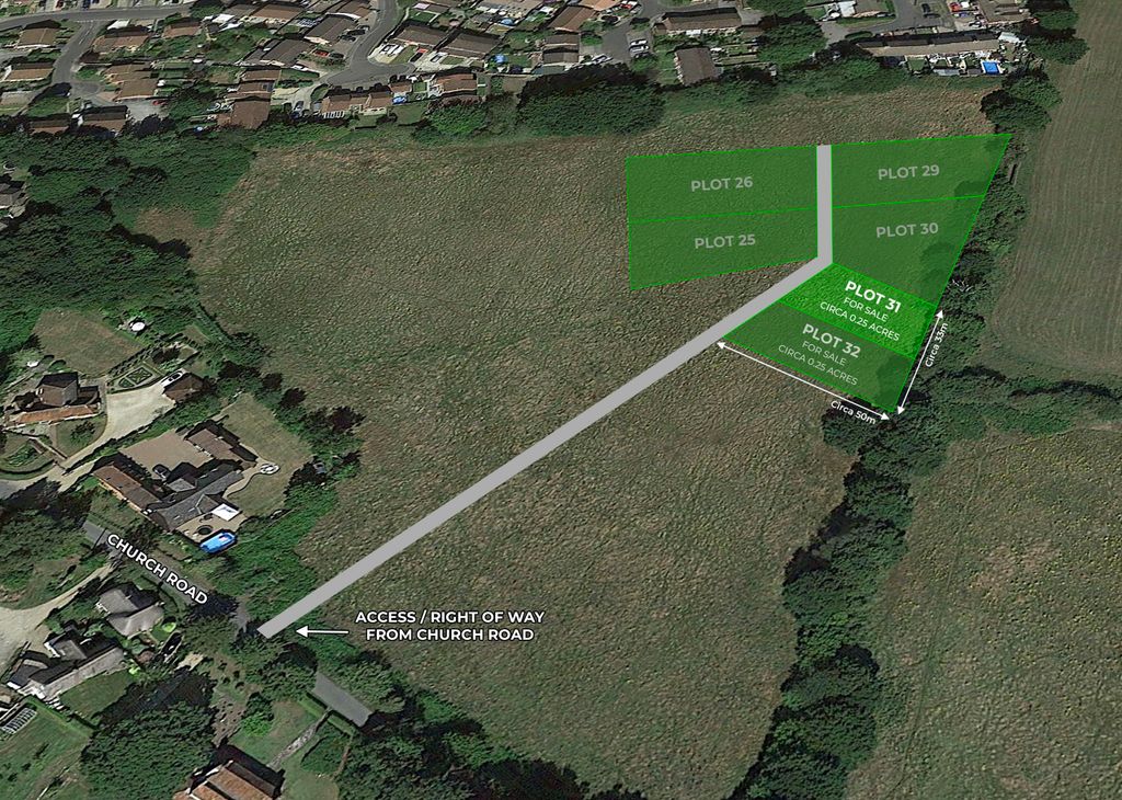 Land for salePlot 31, Church Road, Tadley, Hampshire RG26