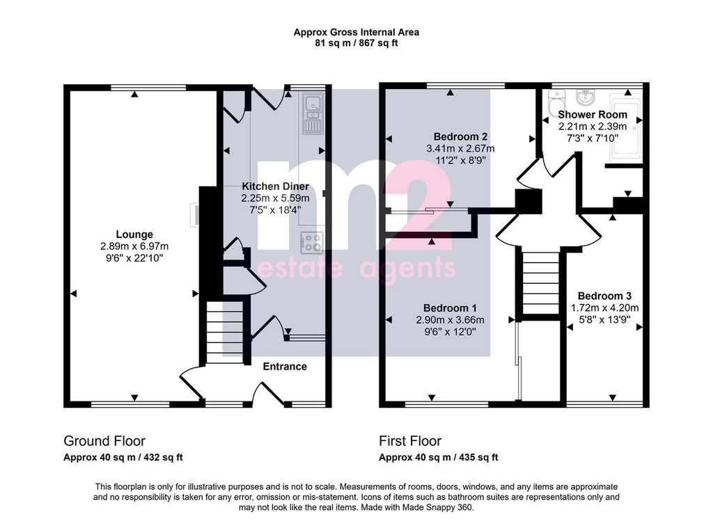 Additional image 2 of 3 bed terraced house for saleDarent Road, Bettws, Newport NP20