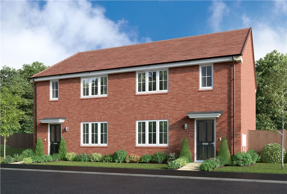 3 bed semi-detached house for sale"Hampton" at Miles Road, Bordon GU35