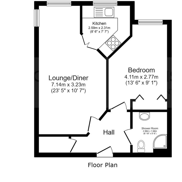 Additional image 12 of 1 bed flat for saleBlackstones Court, St. Georges Avenue, Stamford, Lincolnshire PE9