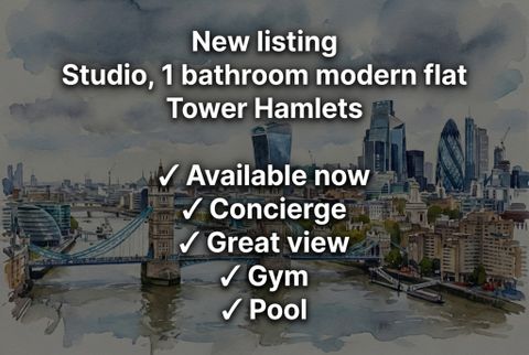 Stable Walk, London E1, Studio to rent