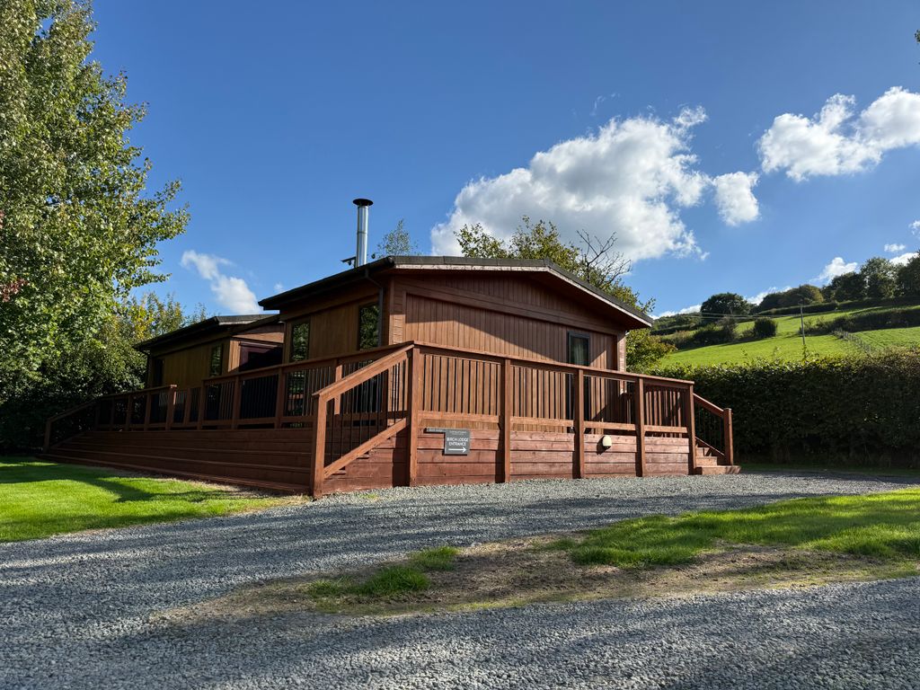 2 bed mobile/park home for saleClun Valley Lodges, Clunton, Nr Craven Arms SY7