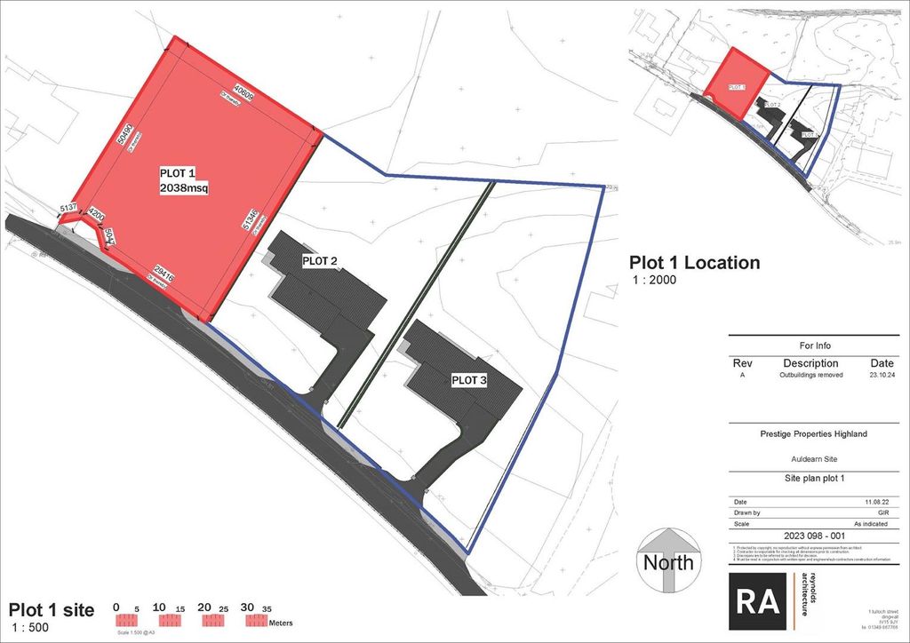 Additional image 2 of Land for saleSite At Plot 1 Moyness Road, Auldearn, Nairn IV12
