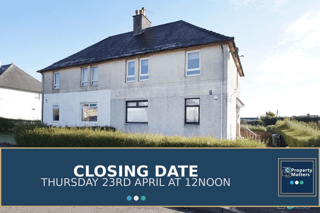 1 bed flat for saleBlair Crescent, Hurlford KA1
