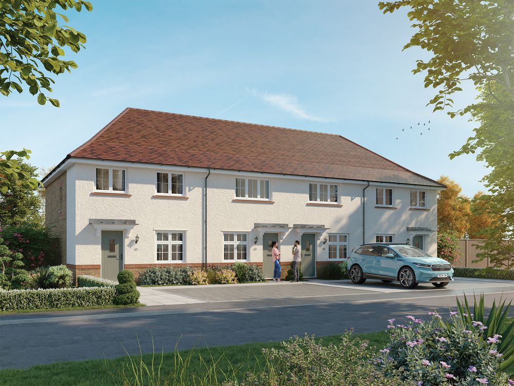 2 bed terraced house for sale"Hexham Mid" at Mercian Way, Eagle Drive, Tamworth B77