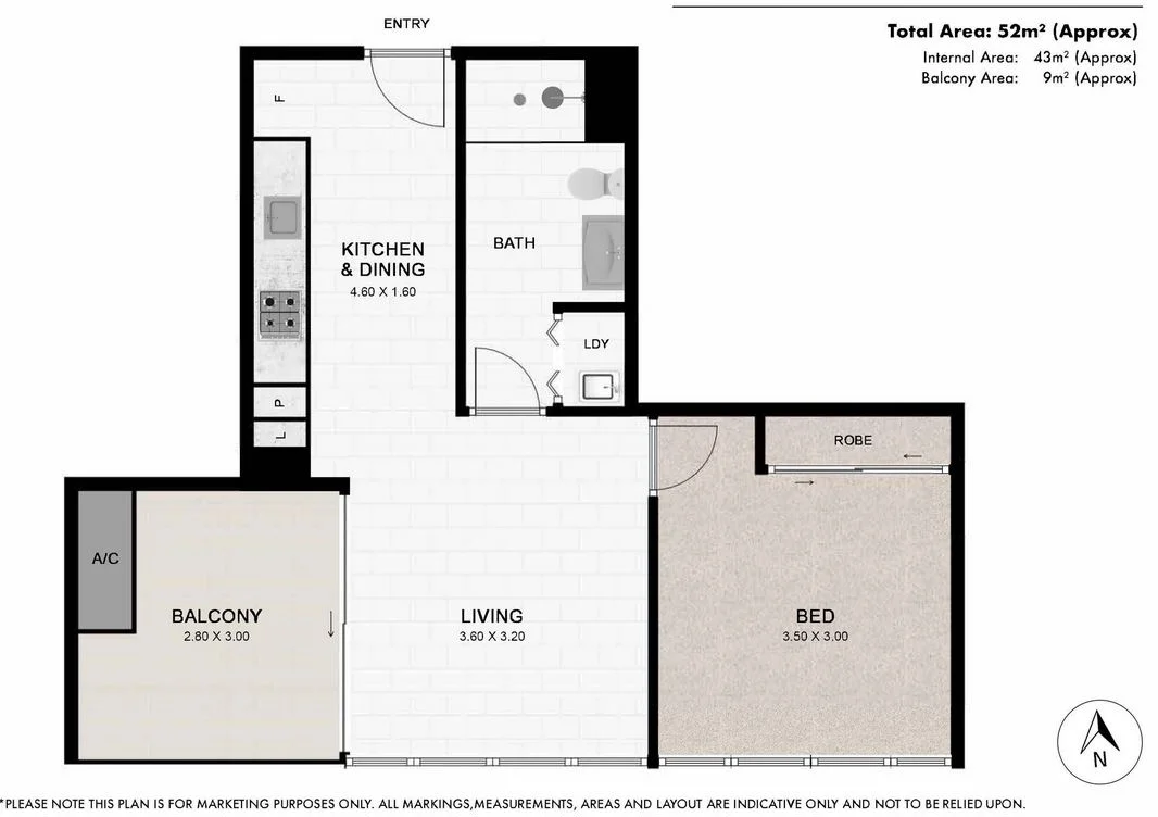 Additional image 9 of 507/348 Water Street, Fortitude Valley QLD 4006