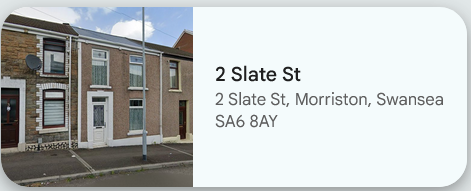 Slate Street, Swansea SA6