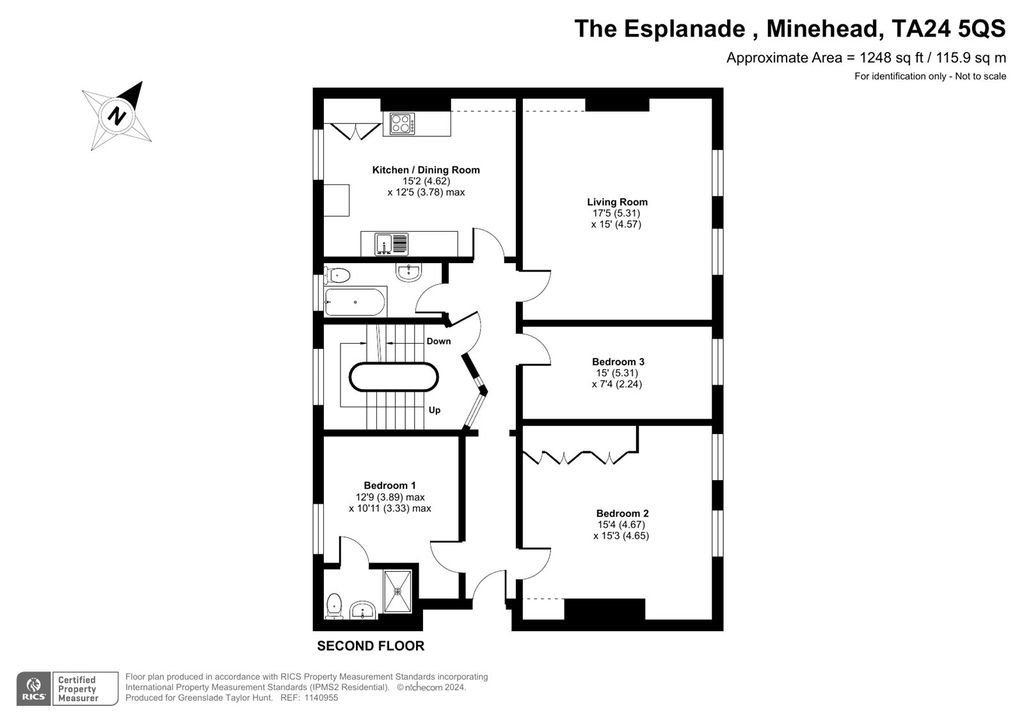 Additional image 20 of 3 bed flat for sale2 The Esplanade, Minehead, Somerset TA24
