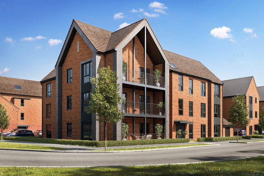 2 bed flat for sale"Garrison Grove - Plot 957" at Shorncliffe Heights, Sales Information Centre, Off Royal Military Avenue, Folkestone CT20