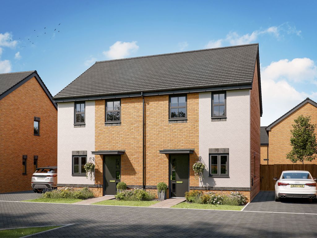 2 bed semi-detached house for sale"The Cromer" at Beaufort Way, Bradwell, Great Yarmouth NR31