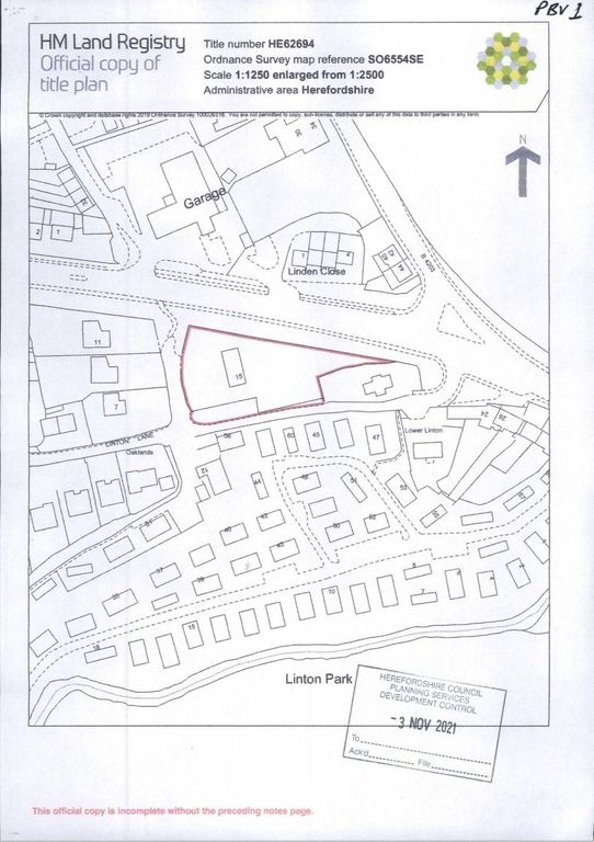Additional image 3 of Land for saleLinton Lane, Bromyard HR7