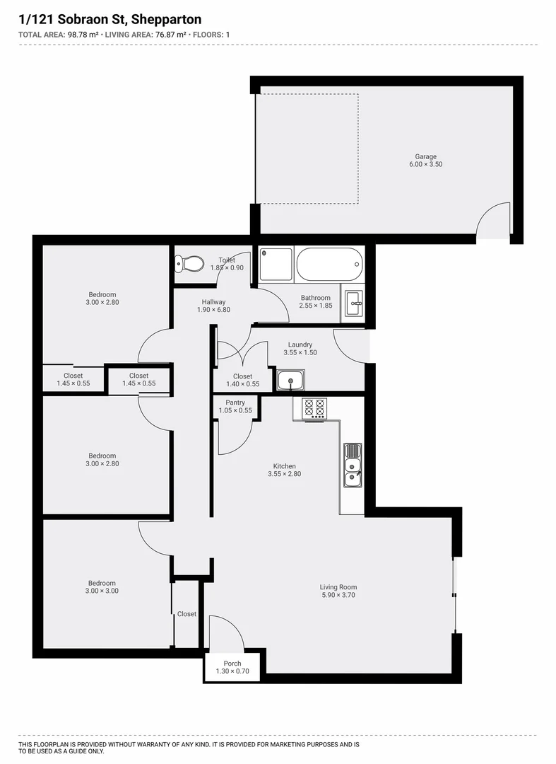Additional image 12 of 1, 2 & 3/121 Sobraon Street, Shepparton VIC 3630