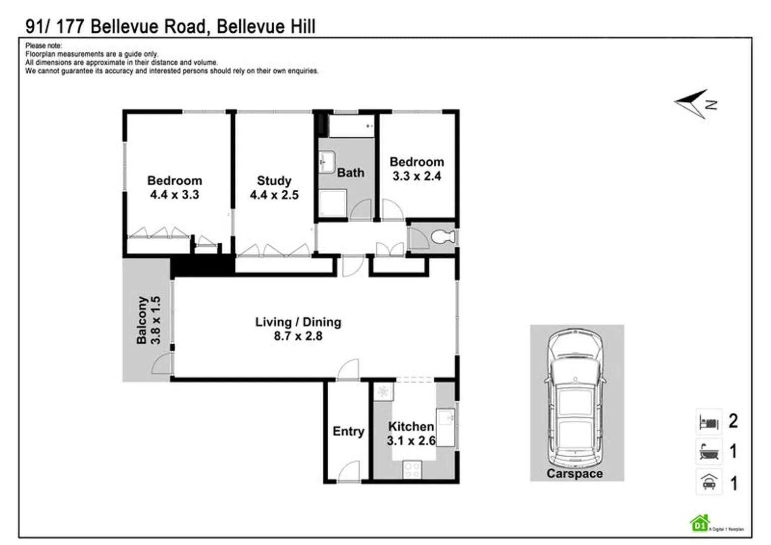 Additional image 8 of 91/177 Bellevue Rd, Bellevue Hill NSW 2023