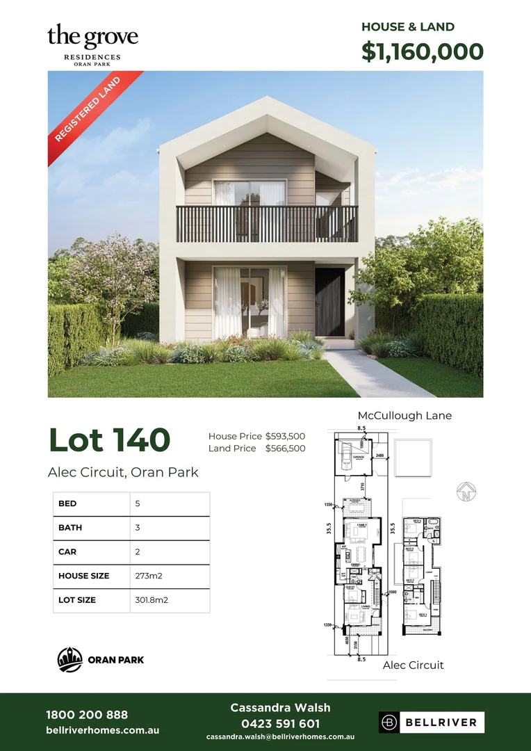 Additional image 13 of Lot 140 Alec Circuit, Marian's Mana Estate, Oran Park NSW 2570
