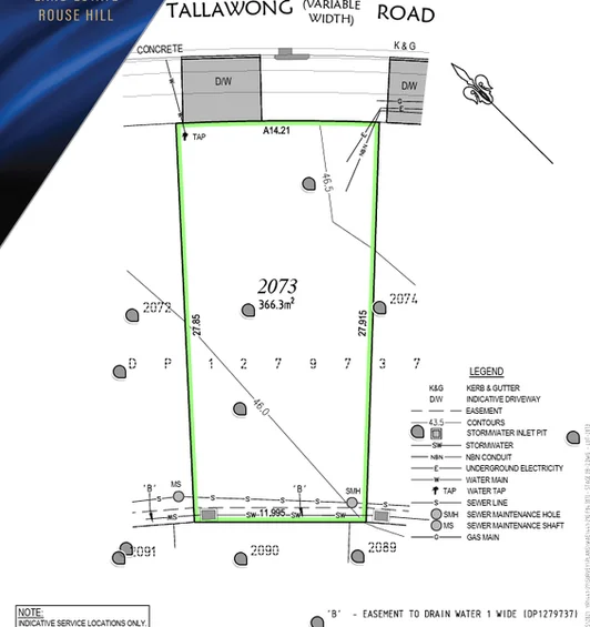 Tallawong Road, Rouse Hill NSW 2155