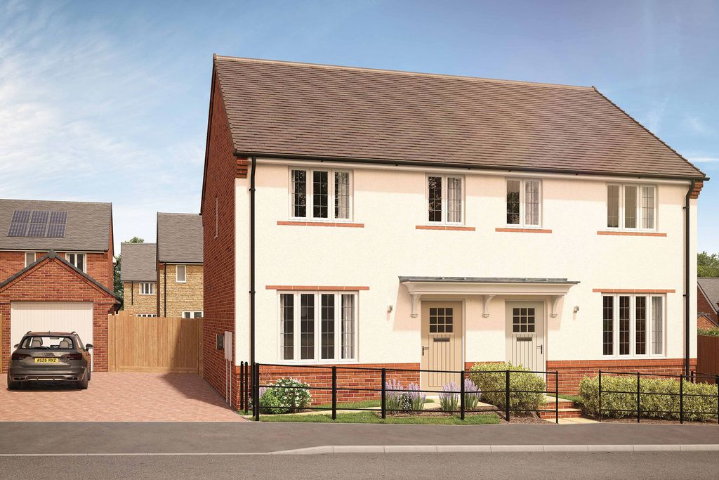 3 bed semi-detached house for sale"The Byron" at Methuen Park, Chippenham SN14