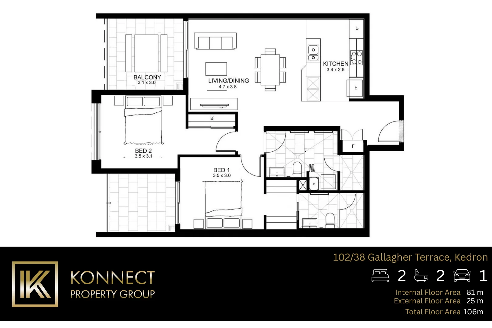 Additional image 4 of 102/38 Gallagher Terrace, Kedron QLD 4031