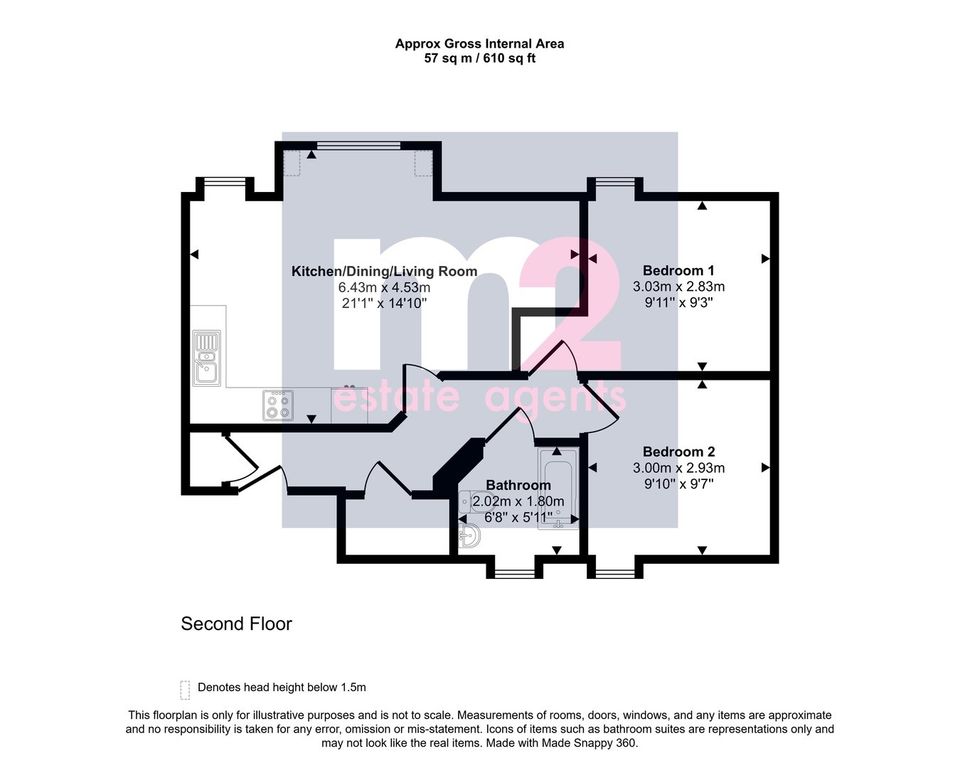 Additional image 2 of 2 bed flat for saleOakley Court, Rogerstone, Newport NP10