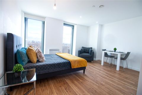 Media City, Michigan Point Tower B, 11 Michigan Avenue, Salford M50, Studio to rent