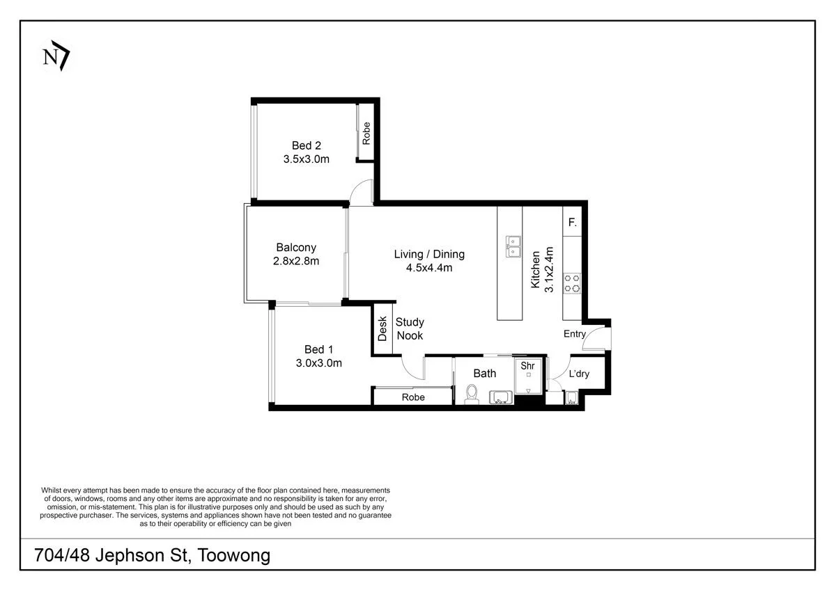 Additional image 14 of 704/48 JEPHSON STREET, Toowong QLD 4066