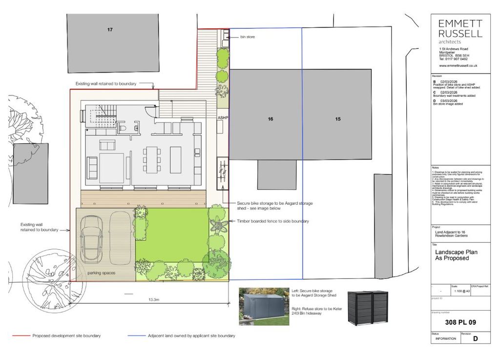 Additional image 2 of Land for saleLand At, 16 Rowlandson Gardens, Bristol, Avon BS7