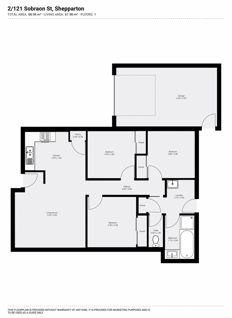 Additional image 21 of 1, 2 & 3/121 Sobraon Street, Shepparton VIC 3630