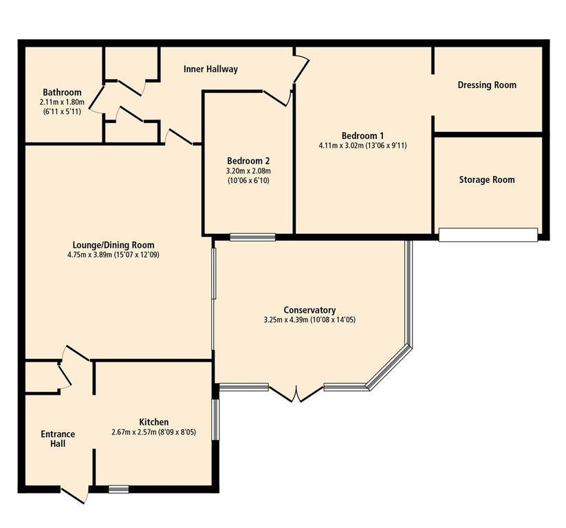 Additional image 16 of 2 bed semi-detached bungalow for saleWingfield, Orton Goldhay, Peterborough PE2
