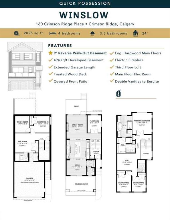 Additional image 2 of 160 Crimson Ridge Place NW, Calgary, AB, T3L 0K4