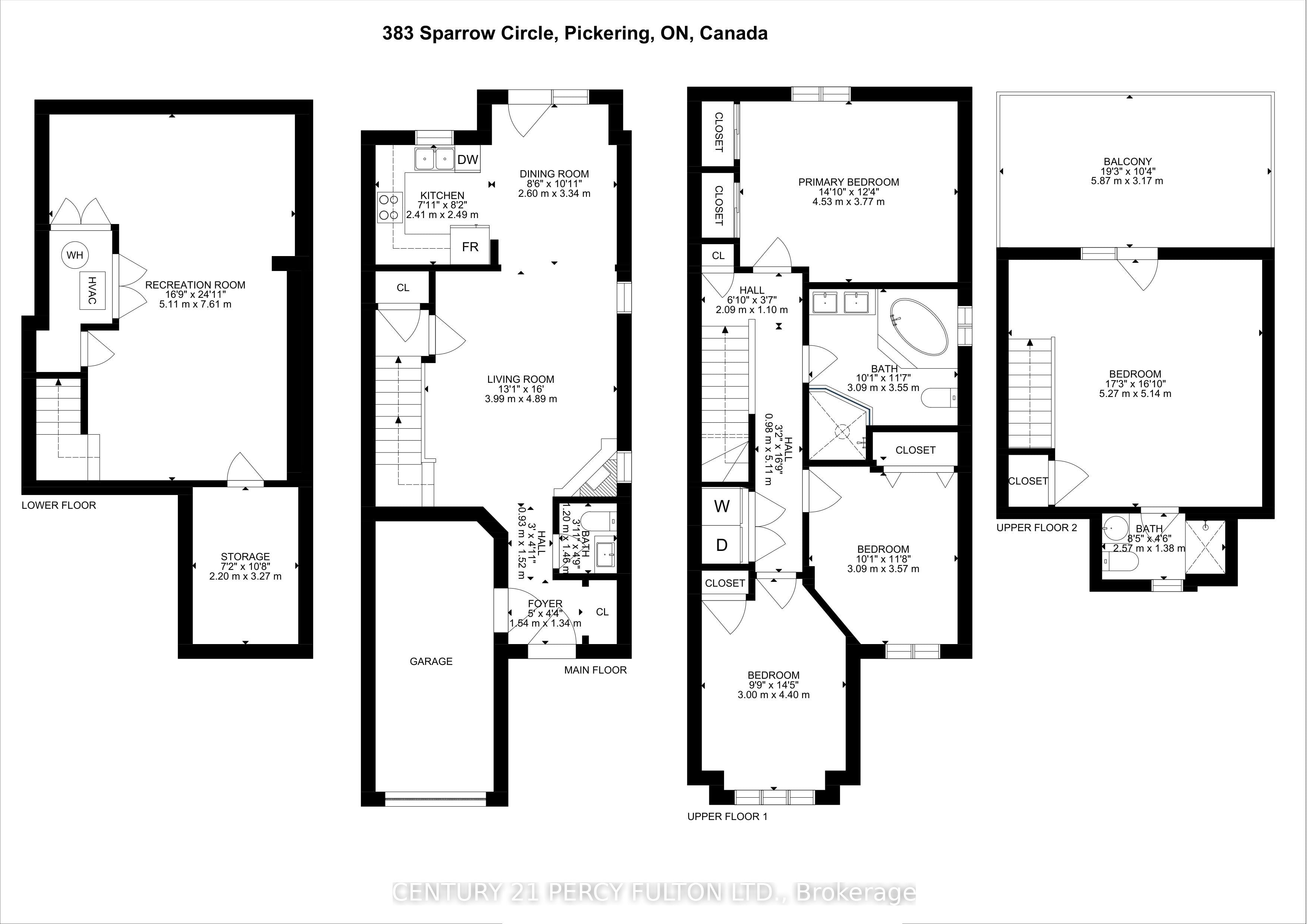 Additional image 5 of 383 Sparrow Circle, Pickering, ON, L1V 7E7