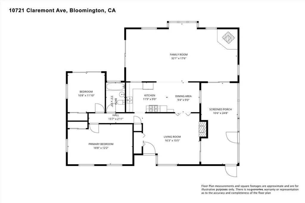 10721 Claremont Avenue, Bloomington, CA 92316