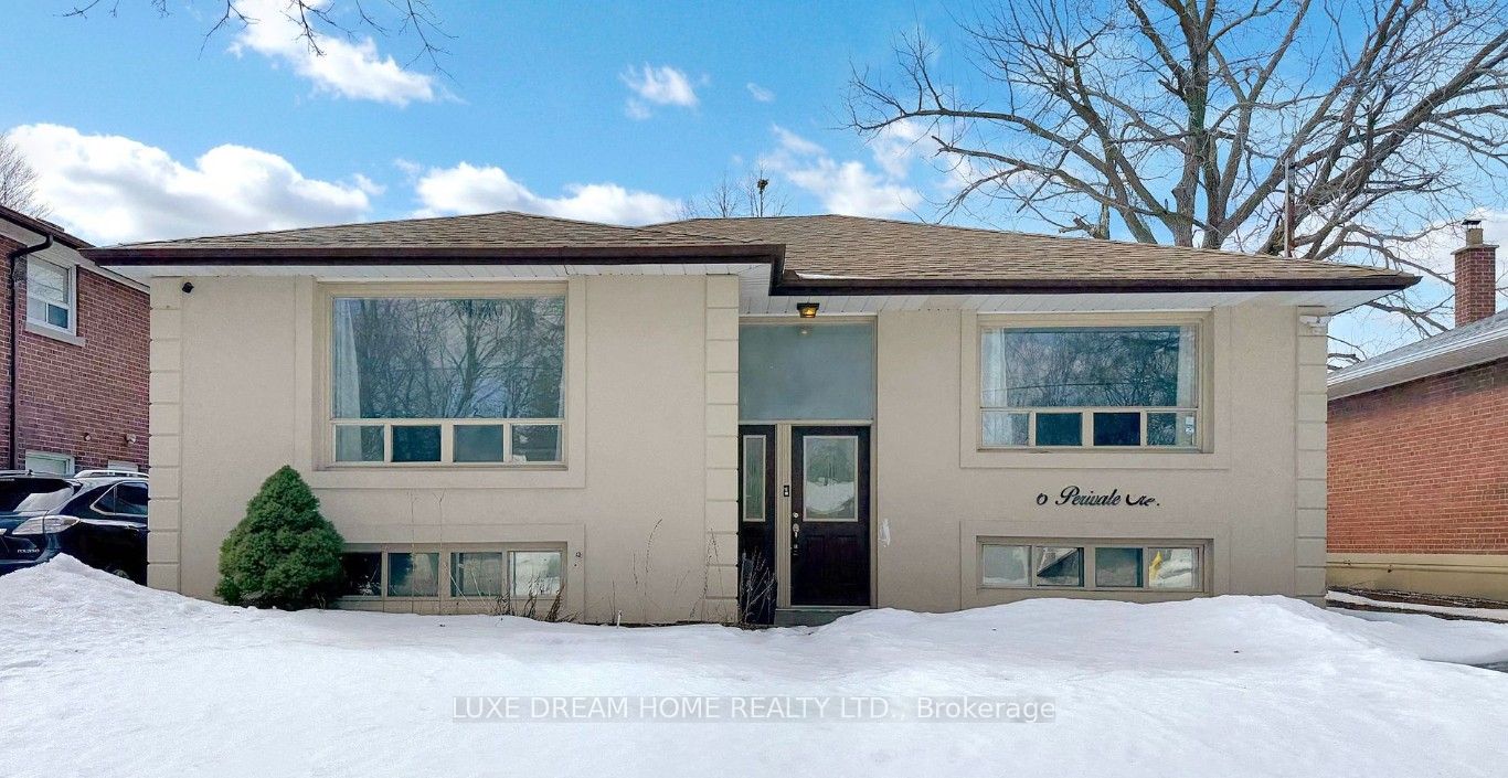 Main-16 Perivale Crescent, Toronto, ON, M1J 2C1