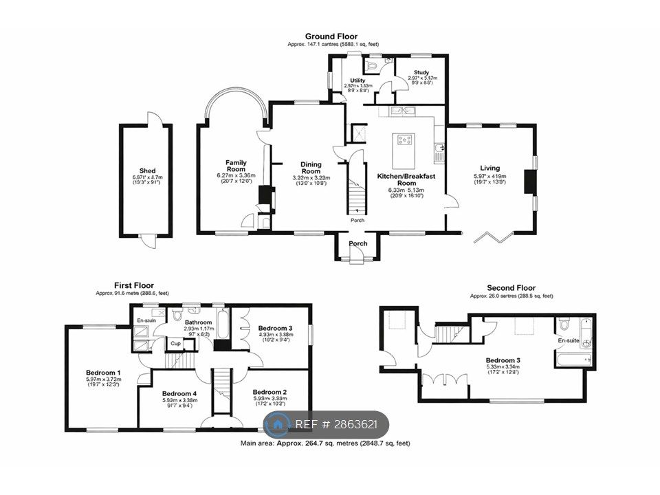 Additional image 2 of 6 bed detached house to rentHartfield Road, Forest Row RH18